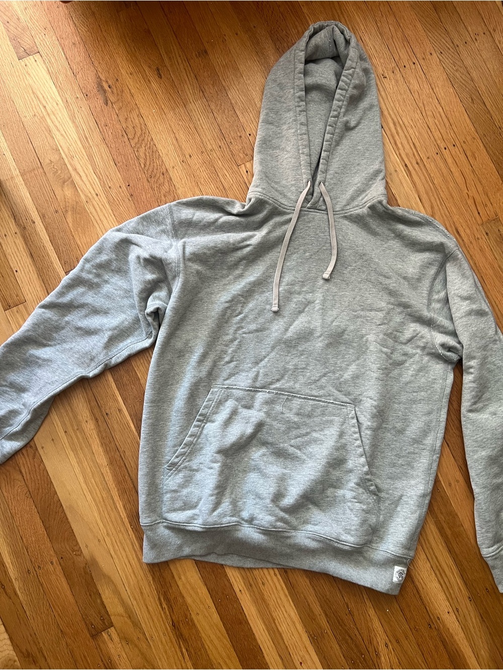 Reigning Champ Light Gray Pullover Hoodie